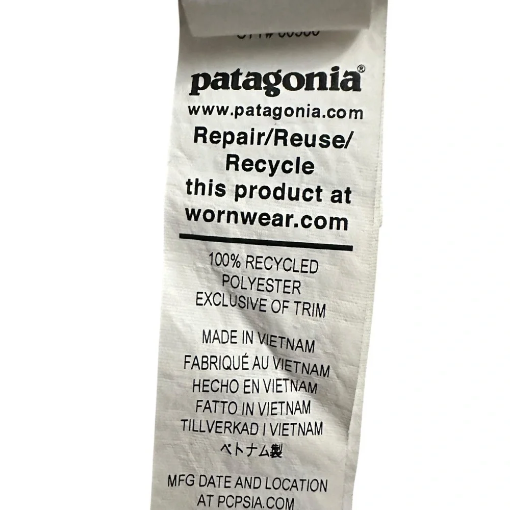 Patagonia Recycled Polyester Tag 6-12 months